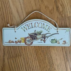 Hallmark Ceramic Welcome Sign